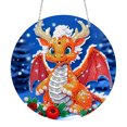 thumbnail image 1 of Doble Cara Con para (dragón Navidad), 1 of 9