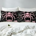 thumbnail image 3 of YST Draps d'Halloween Roses, Draps de Lit Dessin Animé Araignée pour Filles Femmes, Ensembles de Literie Décoration Toile d'Araignée, Drap-Housse Déco d'Halloween, Roses Romantiques Fleurs Gothiques, Drap-Housse Lit Grand 3 Pcs, 3 of 4