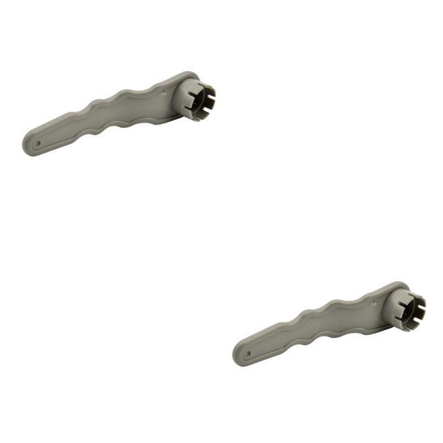 Yuarrent Air Valve Wrench 8 Sections Compact Inflatable Release Light-weight PVC Boat Installation Spanner Handy Assembly Supplies Size Gris/8T 2piezas