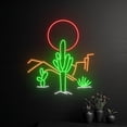 thumbnail image 3 of Handmadetneonsign Cactus Desert Sun Neon Sign, Sun Desert Cactus Neon Light, Custom Cactus Light, 3 of 5
