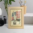thumbnail image 5 of USE D # Proud To Be An American I -Framed Print w/glass-Natural Wood, 5 of 8