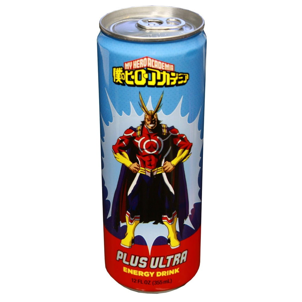 My Hero Academia Plus Ultra 12oz Energy Drink - Walmart.com - Walmart.com