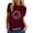 Red, variant on Aayomet Tops For Women Casual Fall Womens Tops V Neck Summer Petal Sleeve Casual Tshirts,Red M