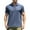 Navy, variant on MIUOWANP Men's Vintage Sports T-shirts Men's Sports Top Solid Color Lapel Short Sleeved Men's Breathable Top Short Sleeved Lapel Top/shirt