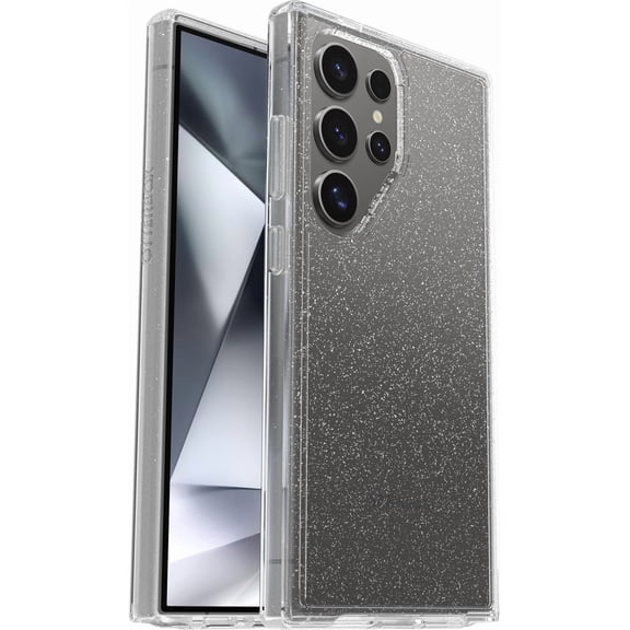 OtterBox Samsung Galaxy S24 Ultra (Only) - Symmetry Series Clear Case - Stardust (Clear/Glitter) - Ultra-Sleek - Wireless Charging Compatible - Raised Edges Protect Camera & Screen