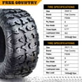 thumbnail image 3 of FREE COUNTRY 8PR Premium ATV Tires 25x8-12 & 25x11-12 fit 04-06 John Deere Trail Buck 500/650, 3 of 8