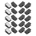 thumbnail image 2 of z 20pcs Sticky Clip Self-adhesive: Wall Clip for Photos and Posters - Black Sticky Clamp for Hanging Pictures Office Files - Spring Poster Clamp E, 2 of 3