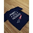 thumbnail image 4 of Mommy's Little Firecracker Tstars Boys' T-shirt - Perfect 4th of July Graphic Tee - Ideal for Independence Day Celebrations - Toddler Kids Patriotic Apparel - 3T California Blue, 4 of 7