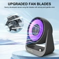 thumbnail image 5 of Arenviy Small Desk Fan, Portable Tabletop Fan with Smart Digital Display, 100 Speeds Rechargeable Personal Fan for Bedroom Office Home, 5 of 10