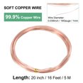 thumbnail image 3 of 99% Alambre de Cobre Suave, 18 Gauge 16FT Alambre de Cobre Puro para Manualidades DIY [1mm, 5M], 3 of 7