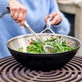 thumbnail image 3 of Demeyere Black 3.2-quart Flat Bottom Wok, 3 of 8