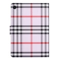 thumbnail image 2 of SaniMore Wallet Case for Samsung Galaxy Tab A8 10.5" 2022 SM-X200/X205, PU Leather Case Lattice Pattern TPU Shell Auto Wake/Sleep Card Slots Anti-slip Strip Shockproof Kickstand Case, Lightpurple, 2 of 8