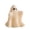 B, variant on Halloween Ghost Candle White Shaped Wax Decorative Candle for Party Table Home Decor 3.3 x 2.8 Inch