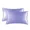 Purple, variant on Satin Pillowcase 2 Pack Soft Breathable Silky Pillow Case for Hair and Skin, Cooling Silk Pillow Covers with Envelope Closure Queen Size 20"X 30"