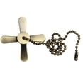 thumbnail image 3 of MYG Ceiling Fan Pull Chain Ornaments Extension Chains with Decorative Light Bulb and Fan Cord 12 Inches Fan Pull Chain Set For Ceiling Light Lamp Fan Chain Bronze(Copper), 3 of 10