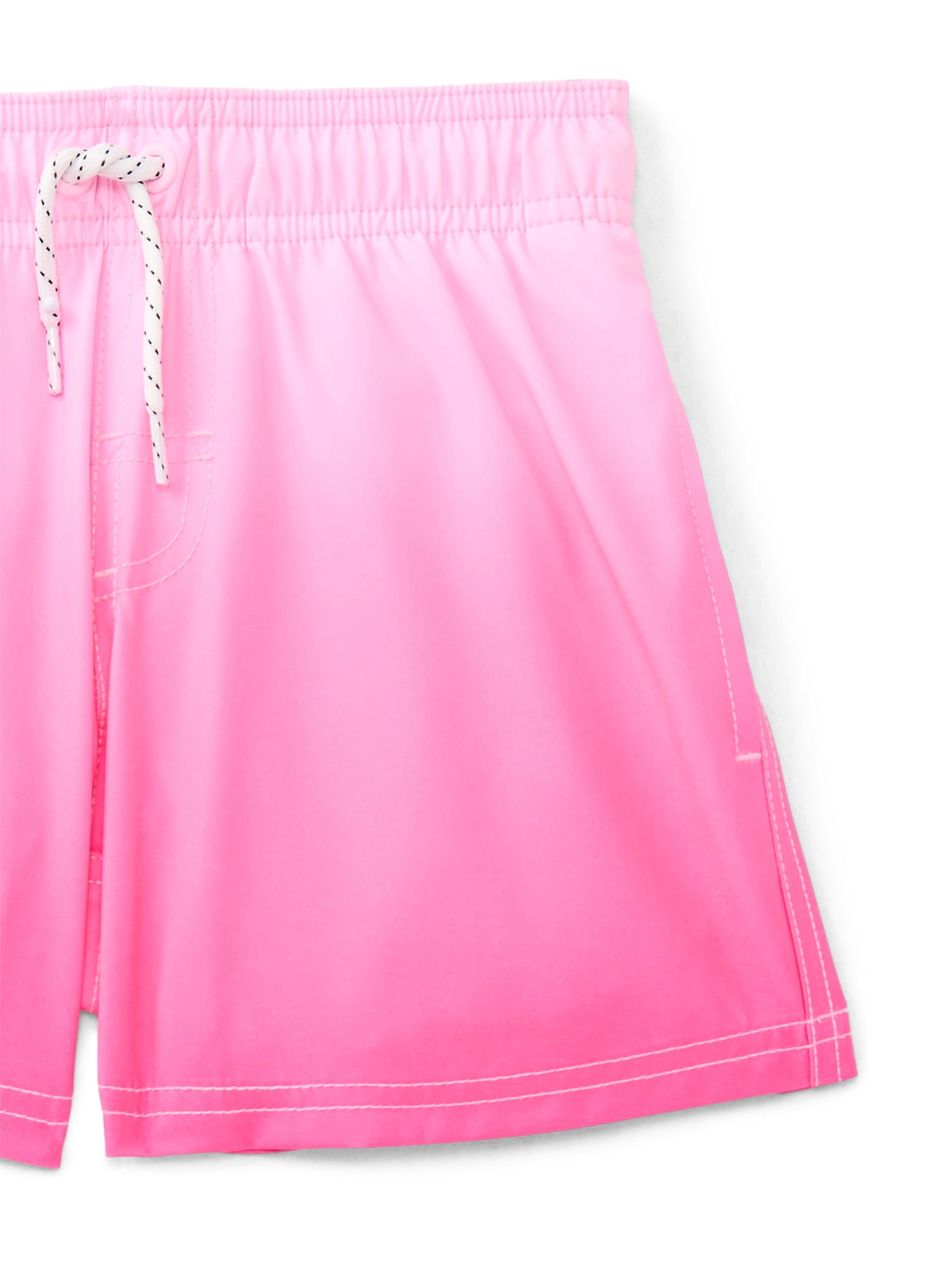 Wonder Nation Boys Quick Dry Stretch Swim Trunks with UPF50, Sizes 4-18 & Husky