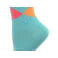 thumbnail image 4 of Sierra Socks Women's Soft Cotton Argyle Light-Weight Casual Crew Socks (Turquoise), 4 of 9