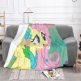 thumbnail image 2 of My Lit-Tle Pony Fleece Blanket Super Soft Cozy Throw Blanket Fuzzy Comfy Flannel Blanket Warm Plush Blankets And Throws For Couch, Sofa, Bed 40"X30", 2 of 7