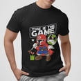 thumbnail image 1 of Funny Mario Mandalorian Mashup This Is The Game Graphic Tee T-Shirt All Size S-5XL, 1 of 4