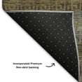thumbnail image 5 of Addison Rugs Mayfield Premium Machine Washable Transitional Stripes Wheat Rectangle Rug, 10' X 14' Machine Washable Transitional Stripes Wheat Oversized Sherpa Throw Blanket, 5 of 6