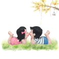 thumbnail image 6 of Esaierr Car Romantic Gift Cake Ornament Resin Couples Dolls Kiss Ornament Resin Ornaments 5.5x2.2in, 6 of 7