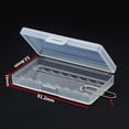 thumbnail image 4 of Caja de Almacenamiento de Baterías Perfke Paquete de 2 para 8 Baterías AAA Transparente, 4 of 9