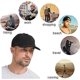 thumbnail image 3 of Classic Polo Style Baseball Cap 6 Panels Adjustable Solid Sport Sun Hat Japanese Style Large Head Circumference for Men and Women Black, 3 of 5