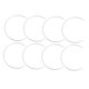 thumbnail image 5 of unbranded 8Ud Aro Medio De Hierro Plateado Para Manualidades Captura Sueños Y Hogar, 5 of 8