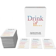 DRINK IF... The Party Game with 1200 Reasons to Drink, Fun Adult Card Game for Parties