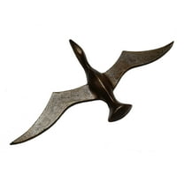 Aluminum Bird Wall Decor - 20.5" x 2" x 10.5" - Brown