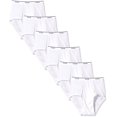 thumbnail image 1 of Fruit Of The Loom Slip Classique Blanc pour Hommes Tailles Étendues - Lot de 6, 3TG, Blanc,, 1 of 6