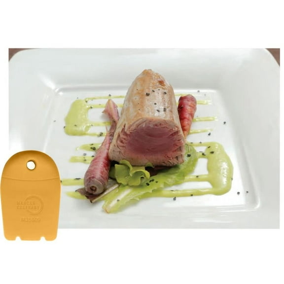 Mercer Culinary Silicone Silicone Plating Wedge - 4mm Horseshoe Arch