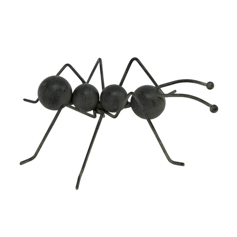 Metal Black Ant Figurine Outdoor Insect Statue Garden Lawn Yard Art Home Decor Metal Black Ant Figurine Outdoor Insect Statue Garden Lawn Yard Art Home Decor