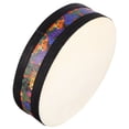 thumbnail image 4 of LNGOOR Tambourin en Bois 10” Instrument de Percussion, 4 of 8
