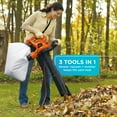thumbnail image 6 of BLACK+DECKER Leaf Blower & Leaf Vacuum, 3-in-1, 12-Amp, 250-MPH, 400-CFM, BV6000, 6 of 11