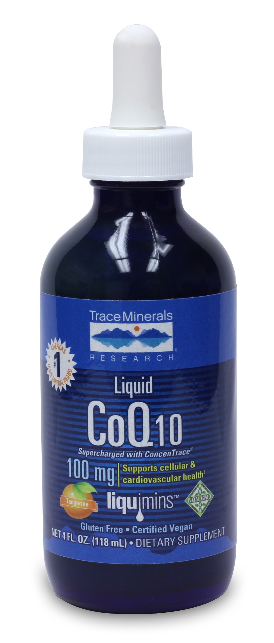 Trace Minerals Liquid CoQ10, 4 Oz