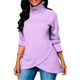 thumbnail image 1 of Sudadera Casual De Moda Dama Cruzada Cuello Alto Cecia, 1 of 3