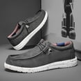 thumbnail image 4 of Men's Casual Loafers Slip On Leather Shoes Lightweight Driving Shoes Male Casual Sneakers Flats Walking Shoes, 4 of 9