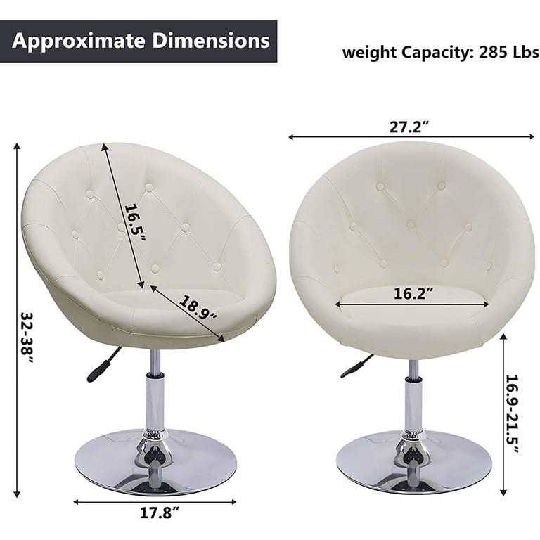 White round desk chair sales