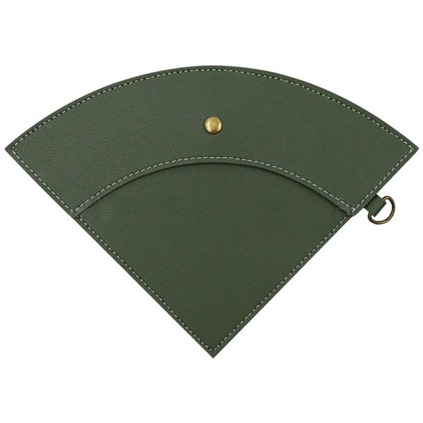 Bolsa de almacenamiento de papel de filtro de café de cuero impermeable para exteriores (verde militar) Likrtyny Para estrenar