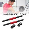 thumbnail image 4 of Dumbbell Bars 35 Cm Adjustable Dumbbell Handles Set With 4 Lock Collars Non-Slip Weightlifting Dumbbell Bar Pair For Home Fit, 4 of 5