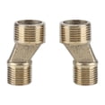 thumbnail image 2 of Juego de manguera de suministro de rociador de ducha mezclador de grifo de ducha de baño montado en la pared, 2 of 14