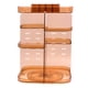thumbnail image 1 of Organizador de cosméticos giratorio, estante cuadrado, soporte para maquillaje y joyas, caja de almacenamiento de gran capacidad (dorado), 1 of 5