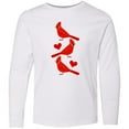 thumbnail image 3 of Inktastic Cardinal Cute Bird Watching Long Sleeve Youth T-Shirt, 3 of 5