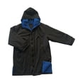thumbnail image 3 of Almencla Poncho-Robe de Changement pour Enfants Manteau Veste à Manches Longues Surf Natation Parka pour Garçons Filles Bleu Noir, 3 of 8