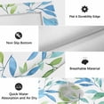 thumbnail image 6 of Blue Green Botanical Outdoor Rug for Patio/Deck/Porch, Non-Slip Large Area Rug 3 x 5 Ft, Pastoral Summer Spring Leaf Indoor Outdoor Rugs Washable Area Rugs, Reversible Camping Rug Carpet Runner, 6 of 8