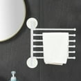 thumbnail image 2 of Hxlamzoo Strong Suction Cup Towel Rack with No Drill Installation, Durable ABS Plastic for Bathroom & Kitchen Organization, Multi-Functional Space-Saving Design, 2 of 6