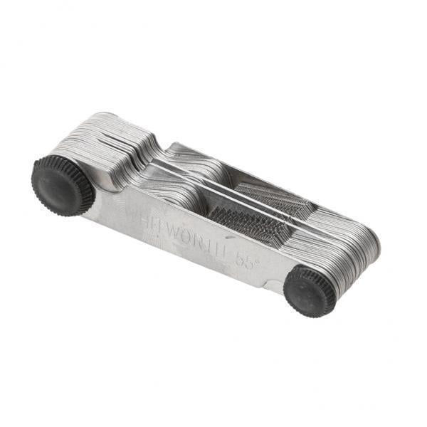 2x55 Whitworth Y 60 Métrico Y EE. UU. Medidor De Rosca Comprobador De Medición 2 piezas Zulema medidor de paso de rosca