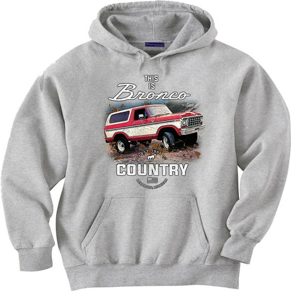 Ford Bronco Country Hoodie Sweatshirt Clothing Accessories Gifts Mens