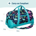 thumbnail image 4 of Wildkin Kids Overnighter Duffel Bag for Boys & Girls, Features Two Carrying Handles and Removable Padded Shoulder Strap (Darling Dinosaurs), 4 of 7